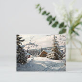 モンステッド – ソルベレストの冬の風景 ポストカード (スタンド正面)