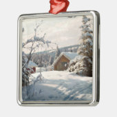 モンステッド – ソルベレストの冬の風景 メタルオーナメント (左)