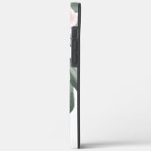 モンステラのピンクの蘭の名前と熱帯フローラ Case-Mate iPhoneケース (裏面 / 左)