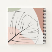 モンステラのミニマル主義者 ノートブック (裏面)