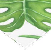 モンステラの水彩模様 テーブルクロス (アングル)