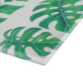 モンステラの熱帯パタ葉ーン カッティングボード (角)