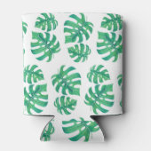 モンステラの熱帯パタ葉ーン 缶クーラー (裏面)