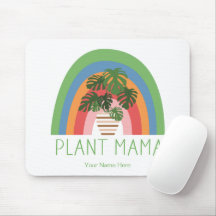 モンステラの葉のボヘミアン虹の植物ママ