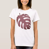 モンステラの葉 Tシャツ (正面)