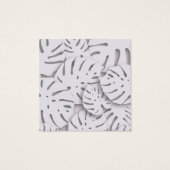 モンステラエレガントリーフイヤリング表示カード (裏面)