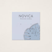 モンステラエレガントリーフイヤリング表示カード (正面)