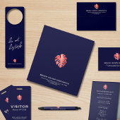 モンステラエレガントリーフ企業のノートカード ノートカード