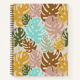 モンステラカラフルルのジャングル ノートブック