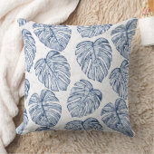 モンステラパーム葉装飾用クッション クッション (ブランケット)