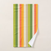 モンステラモダンリーフ抽象芸術ハワイアントロピカルウォーム バスタオルセット (ハンドタオル)