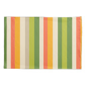 モンステラモダンリーフ抽象芸術ハワイアントロピカルウォーム 枕カバー (裏面)