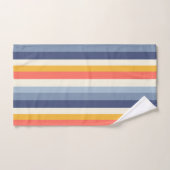 モンステラモダンリーフ抽象芸術ハワイアントロピカルブルー バスタオルセット (ハンドタオル)