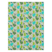 モンステラモダンリーフ抽象芸術ハワイアントロピカル – カッコいい テーブルクロス (正面)