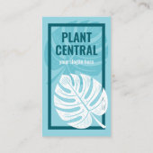 モンステラリーフトロピカルフローリストボタニカルショップ 名刺 (裏面)