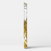 モンステラ植物の茂み。黄金の像 Case-Mate iPhoneケース (裏面 / 左)