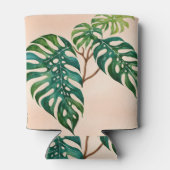 モンステラ植物植物学 缶クーラー (裏面)