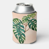 モンステラ植物植物学 缶クーラー (缶裏面)