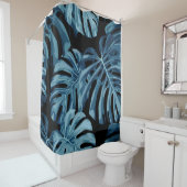 モンステラ熱帯植物/ハウスプラントデザイン シャワーカーテン (インサイチュ)