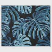 モンステラ熱帯植物/ハウスプラントデザイン ラッピングペーパー (フラット)