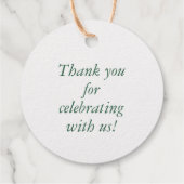 モンステラ熱帯縁ど葉実在ホイルラウンド フェイバータグ (裏面)