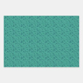 モンステラ熱帯葉パターン ラッピングペーパーシート (正面2)