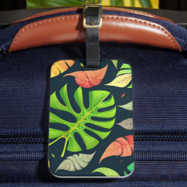 モンステラ秋 ラゲッジタグ