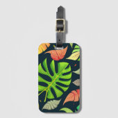 モンステラ秋 ラゲッジタグ (正面縦)