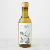 モンステラ結婚のワインラベル ワインラベル (正面)