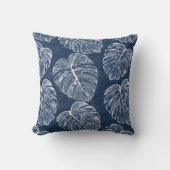 モンステラ葉パーム装飾用クッション クッション (正面)