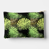 モンステラ葉ヤシ熱帯林 アクセサリーポーチ (裏面)