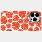 モンステラ語 – オレンジと白 Case-Mate iPhoneケース (裏面 (横))