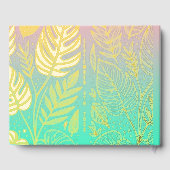 モンステラ金ゴールド結婚株 ゲストブック (裏面)