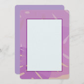 モンステラ アブストラクト インビテーションズ 招待状 (正面/裏面)