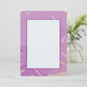 モンステラ アブストラクト インビテーションズ 招待状 (スタンド正面)