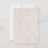 モンステラ ウェディング サンキューカード グリーン&ゴールド 招待状 (裏面)