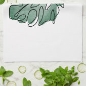 モンステラ キッチンタオル (折り畳み)