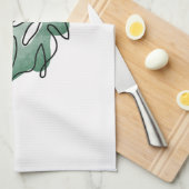 モンステラ キッチンタオル (四つ折り)