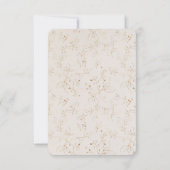 モンステラ ゴールドウェディング 挿入情報と詳細 招待 招待状 (裏面)