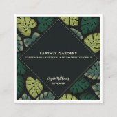 モンステラ スクエア名刺 (正面)