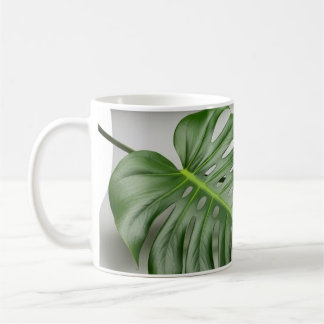 モンステラ デュオ: 自然の芸術 コーヒーマグカップ