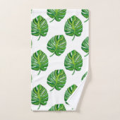 モンステラ バスタオルセット (ハンドタオル)