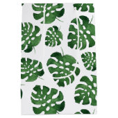 モンステラ ミディアムペーパーバッグ (裏面)