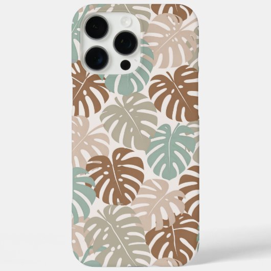 モンステラ モダン ハワイ ボホー Case-Mate iPhoneケース (裏面)