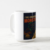 モンステラ・レトロホラー・プラントの創造主 コーヒーマグカップ (正面左)