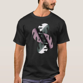 モンステラ 斑入り 観葉植物 ピンク Tシャツ