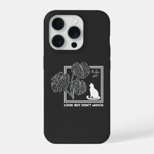 モンステラ 猫への毒性 セーフティー啓発アート iPhone 15 PROケース