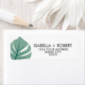 モンステラ |緑 |トロピッモダント結婚ス ラベル (インサイチュ)