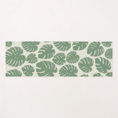 モンステラ – 緑 ヨガマット (正面(横))