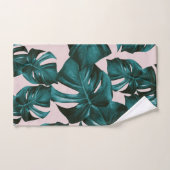 モンステ葉ラのパターン#4 バスタオルセット (ハンドタオル)